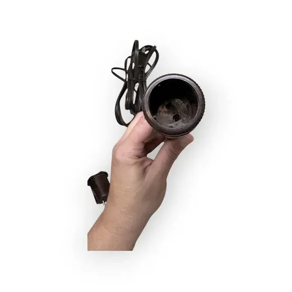 Vintage Brown & Chrome Hair Curling Iron Set - Interchangeable Barrels - Retro - Picture 6 of 7